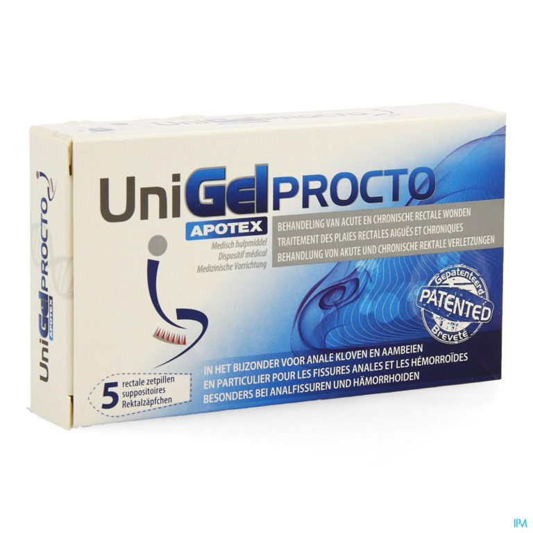Unigel Apotex Procto Suppo 5 — Apotheek De Splenter Etikhove 6458
